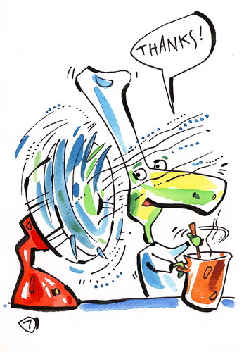 Cartoon: VENTILATOR (medium) by Kestutis tagged siaulytis,kestutis,turtle,ornithology,vogel,bird,comic,kitchen,pirate,chef,ventilator,lithuania,adventure,strip