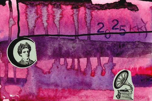 Cartoon: Vibration catcher (medium) by Kestutis tagged vibration,art,kunst,astrologer,kestutis,lithuania,dada,postcard