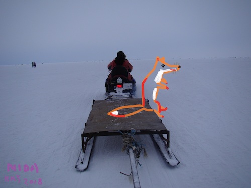 Cartoon: Visit to fishermen (medium) by Kestutis tagged observagraphics,winter,fox,fish,kestutis,lithuania