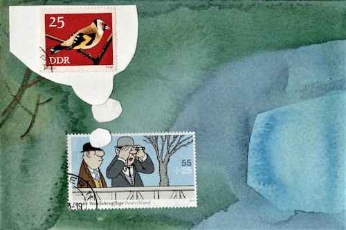 Cartoon: Der Frühling kam (medium) by Kestutis tagged frühling,loriot,spring,postcard,postage,stamp,briefmarke,cartoonist,kestutis,lithuania