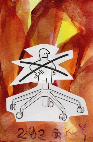 Cartoon: History of industrialization (medium) by Kestutis tagged history,industrialization,postcard,art,kunst,kestutis,lithuania,collage,dada,comic