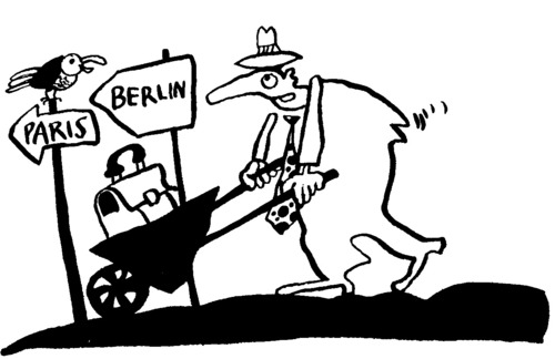 Cartoon: Illustrations of humor magazine (medium) by Kestutis tagged illustrations,humor,magazine,lithuania,sluota,kestutis