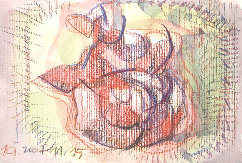 Cartoon: Postcard. Reflections (medium) by Kestutis tagged kunst,art,reflections,skizze,sketch,postcard,kestutis,siaulytis