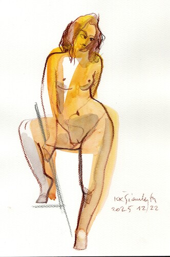 Cartoon: Quick drawings 8 (medium) by Kestutis tagged quick,drawing,nude,art,kunst,sketch,kestutis,lithuania