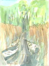 Cartoon: BOATS (small) by Kestutis tagged boote,boats,lithuania,summer,lake,kestutis