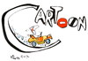 Cartoon: Cartoon road signs (small) by Kestutis tagged cartoon,humor,road,calligraphy,sign,information,signs,verkehrszeichen,car,art,kestutis,siaulytis,lithuania,adventures