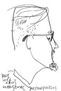Cartoon: Cartoonist Martynas Juchnevicius (small) by Kestutis tagged cartoonist art kestutis lithuania sketch