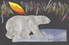 Cartoon: Christmas. Aurora borealis (small) by Kestutis tagged dada art climate change kunst postcard polar bear lights kestutis lithuania christmas aurora borealis