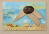 Cartoon: Crow and Walnut (small) by Kestutis tagged dada,postcard,kestutis,lithuania,crow,painting