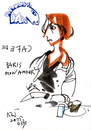 Cartoon: Dalia (small) by Kestutis tagged sketch postcard kestutis lithuania