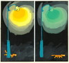 Cartoon: Dog at night (small) by Kestutis tagged dogs