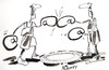 Cartoon: Email Boxing (small) by Kestutis tagged sport,boxing,email,calligraphy,communication,technology,dialog,society
