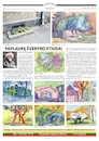 Cartoon: Etudes of the city (small) by Kestutis tagged etude,watercolor,causerie,newspaper,kestutis,lithuania