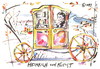Cartoon: HEINRICH VON KLEIST (small) by Kestutis tagged heinrich von kleist travel reise