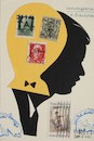 Cartoon: My DADA collection 2 (small) by Kestutis tagged dada,collection,postcard,mail,art,kunst,kestutis,lithuania,postage,stamp