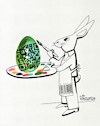 Cartoon: New art (small) by Kestutis tagged new,art,egg,easter,ei,ostern,kunst,hare,hase,kestutis,lithuania