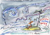 Cartoon: OLYMPIC ISLAND. Ribbon (small) by Kestutis tagged olympic,island,referee,storm,tornado,ribbon,rhythmic,gymnastics,sport,london,2012,summer,kestutis,siaulytis,lithuania,desert