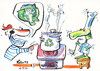 Cartoon: PIRATE HUMOR (small) by Kestutis tagged pirate chef kitchen strip cabbage comic kohl shoe humor kestutis siaulytis lithuania adventure recycling turtle