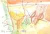 Cartoon: Postcard. Reflections (small) by Kestutis tagged postcard,sketch,skizze,reflections,art,kunst,kestutis,siaulytis