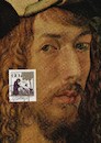 Cartoon: Sermon to Birds and A.Dürer (small) by Kestutis tagged dürer albrecht dada postcard kestutis lithuania kunst art
