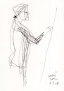 Cartoon: Sketch. Artist and model (small) by Kestutis tagged sketch,kestutis,lithuania,art,kunst