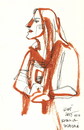 Cartoon: Sketch. Skaidre (small) by Kestutis tagged sketch,artist,kestutis,lithuania
