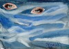 Cartoon: Two eyes watercolor (small) by Kestutis tagged two,eye,watercolor,dada,art,kunst,kestutis,lithuania