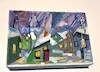 Cartoon: Winter in the city (small) by Kestutis tagged winter,miniature,acrylic,city,kestutis,lithuania