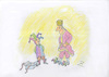 Cartoon: a gift (small) by Zoran tagged gift,jester,monarch,proportion