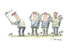 Cartoon: ohne Titel (small) by jiribernard tagged golf,diskretion,3affen,abschlag,nichtssehen,nichtshören,nichtssagen,erwartung,schmach,ahnung