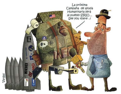 Cartoon: EL LLANERO SOLITARIO (medium) by OTORONGO tagged guerra