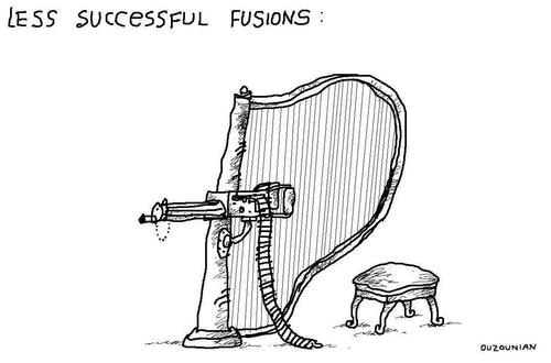 Cartoon: combos and stuff (medium) by ouzounian tagged guns,harps,combinations