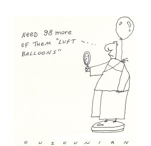 Cartoon: ouzounian (medium) by ouzounian tagged weightloss,scales,balloons,obesity,fat,diet