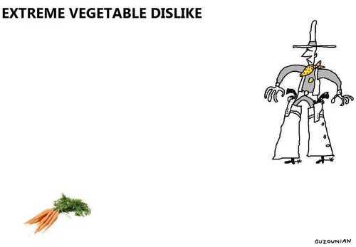 Cartoon: vegetables and stuff (medium) by ouzounian tagged vegetables,diet,nutrition,food,cowboys,guns