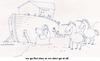 Cartoon: the ark (small) by ouzounian tagged ark bible deluge flood animals unicorns noah