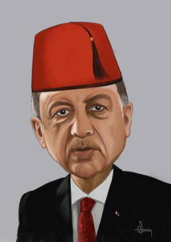 Cartoon: Erdogan (medium) by cristianst tagged caricature,erdogan
