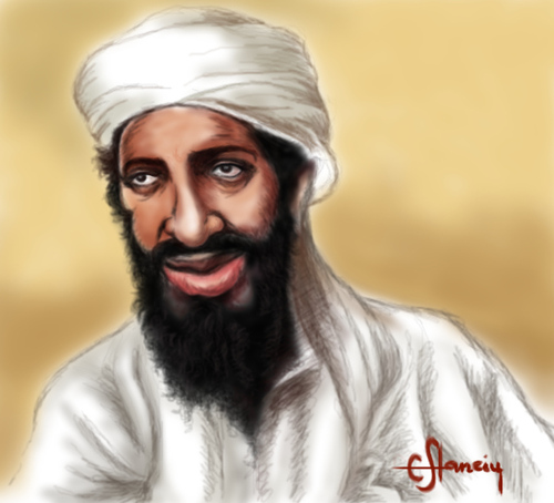 Cartoon: Out of history (medium) by cristianst tagged osama,bin,laden