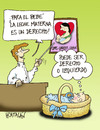Cartoon: LECHE MATERNA (small) by HCATALAN tagged leche,teta,madre,bebe