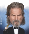 Cartoon: Jeff Bridges Caricature (small) by Dante tagged jeff,bridges,caricature,celebrity,famous,people,movie,star,academy,award
