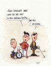 Cartoon: ... (small) by ms rainer tagged rollstuhl behinderung blind