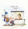 Cartoon: stehplatz (small) by ms rainer tagged fan,rolli,fussball,tickets