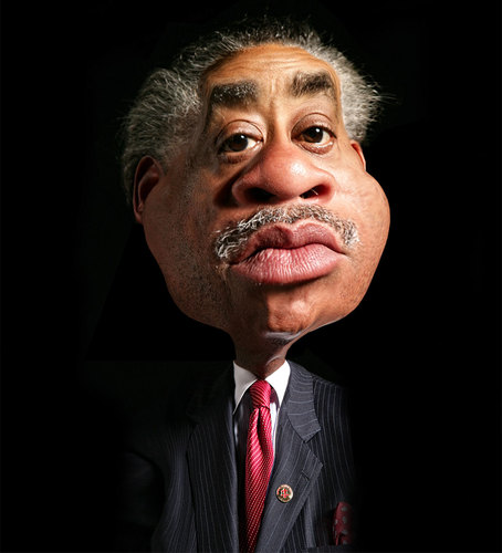 Cartoon: Al Sharpton (medium) by RodneyPike tagged al,sharpton,caricature,illustration,rwpike,rodney,pike