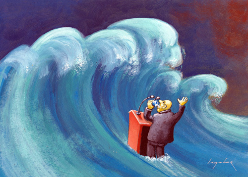 Cartoon: Tsunami (medium) by luka tagged tsunami