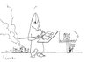 Cartoon: 99 (small) by Pierre tagged ameisenbär,miesmuschel,muschel,99,demonstration,demo,bankenkrise,wir,sind,die