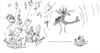 Cartoon: Donna Summer - goes to eternity (small) by Pierre tagged donna,summer,muschel,miesmuschel,ameisenbär,igel,musik,diva,kayman,mephisto,funk