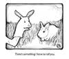 Cartoon: Bunny Secrets (small) by a zillion dollars comics tagged nature,rabbit,bunny,disguise