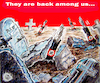 Cartoon: They are Back... (small) by Vejo tagged extreme,right,nazism,racism,germany,the,nederlands,belgium,usa