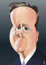 Cartoon: David Cameron PM (small) by spot_on_george tagged david cameron caricature