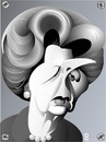 Cartoon: Margaret Thatcher (small) by spot_on_george tagged margaret,thatcher,iron,lady,caricature