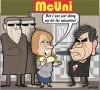 Cartoon: McUniversity (small) by spot_on_george tagged jacqui,smith,macdonalds,kebab,grodon,brown